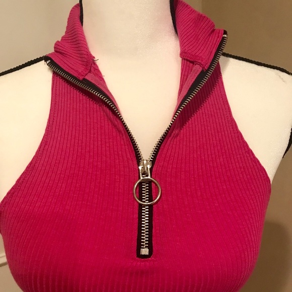 Hot pink Urban Outfitters bodysuit - Picture 2 of 3